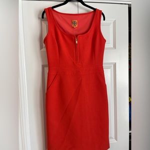 NWT Tory Burch Dress size 8. Red/Orange